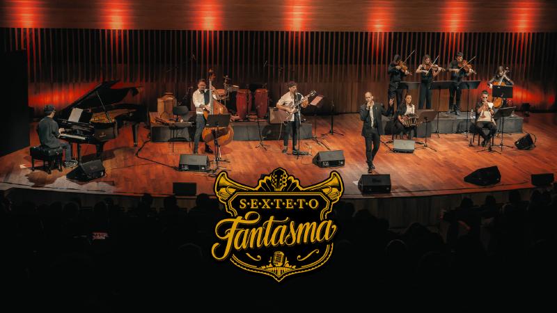 Portada del press release del Sexteto Fantasma